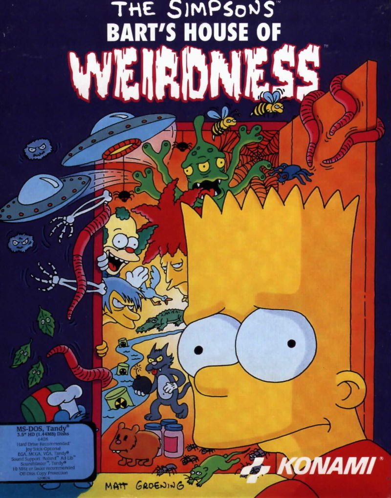 The Simpsons Barts House Of Weirdness