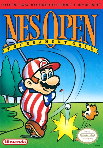 Nes Open Tournament Golf cover